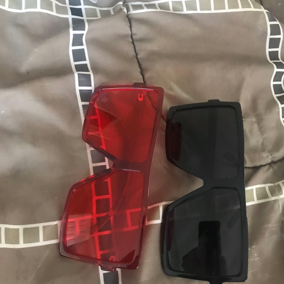 GRFISIA Square Oversized Sunglasses for Women Men - Picture 4 of 4